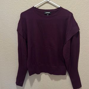 Express Crewneck Banded Bottom Sweatee